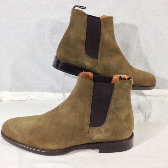 ORO Los Angeles The Chelsea Mens Beige Suede Made in Spain Size 8 Boots. main image 9